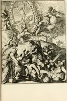 An illustration from La maniere de se bien preparer a la mort par des considerations sur la cene, la passion, & la mort de Jesus-Christ : avec de trés-belles estampes emblematiques (1700)