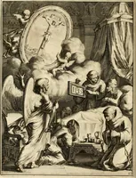 Picture 39 of 41 from La maniere de se bien preparer a la mort par des considerations sur la cene, la passion, & la mort de Jesus-Christ : avec de trés-belles estampes emblematiques (1700), leaf 143