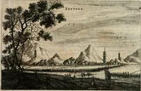 An illustration from L'ambassade de la Compagnie orientale des Provinces Unies vers l'empereur de la Chine, ou grand cam de Tartarie, faite par les Srs. Pierre de Goyer, & Jacob de Keyser (1665)