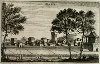 An illustration from L'ambassade de la Compagnie orientale des Provinces Unies vers l'empereur de la Chine, ou grand cam de Tartarie, faite par les Srs. Pierre de Goyer, & Jacob de Keyser (1665)