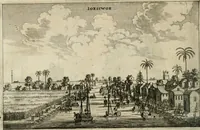 An illustration from L'ambassade de la Compagnie orientale des Provinces Unies vers l'empereur de la Chine, ou grand cam de Tartarie, faite par les Srs. Pierre de Goyer, & Jacob de Keyser (1665)