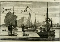 An illustration from L'ambassade de la Compagnie orientale des Provinces Unies vers l'empereur de la Chine, ou grand cam de Tartarie, faite par les Srs. Pierre de Goyer, & Jacob de Keyser (1665)