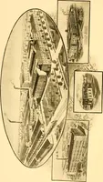 An illustration from Lamb's textile industry of the United States, embracing biographical sketches of prominment men and a historical résumé of the progress of textile manufacture from the earliest records to the present time; (1916)