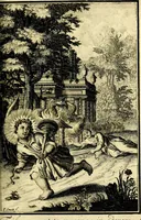 An illustration from L'ame amante de son Dieu, representée dans les emblémes de Hermannus Hugo sur ses pieux desirs: & dans ceux d'Othon Vaenius sur l'amour divin (1717)
