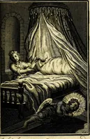 An illustration from L'ame amante de son Dieu, representée dans les emblémes de Hermannus Hugo sur ses pieux desirs: & dans ceux d'Othon Vaenius sur l'amour divin (1717)