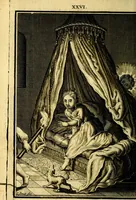 An illustration from L'ame amante de son Dieu, representée dans les emblémes de Hermannus Hugo sur ses pieux desirs: & dans ceux d'Othon Vaenius sur l'amour divin (1717)