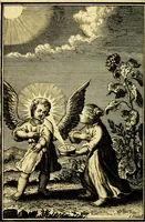 An illustration from L'ame amante de son Dieu, representée dans les emblémes de Hermannus Hugo sur ses pieux desirs: & dans ceux d'Othon Vaenius sur l'amour divin (1717)