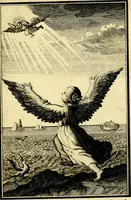 An illustration from L'ame amante de son Dieu, representée dans les emblémes de Hermannus Hugo sur ses pieux desirs: & dans ceux d'Othon Vaenius sur l'amour divin (1717)