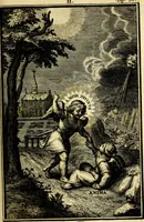 An illustration from L'ame amante de son Dieu, representée dans les emblémes de Hermannus Hugo sur ses pieux desirs: & dans ceux d'Othon Vaenius sur l'amour divin (1717)