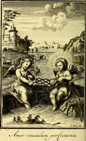 Picture 67 of 105 from L'ame amante de son Dieu, representée dans les emblémes de Hermannus Hugo sur ses pieux desirs: & dans ceux d'Othon Vaenius sur l'amour divin (1717), leaf 237