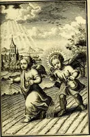 An illustration from L'ame amante de son Dieu, representée dans les emblémes de Hermannus Hugo sur ses pieux desirs: & dans ceux d'Othon Vaenius sur l'amour divin (1717)