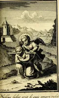 An illustration from L'ame amante de son Dieu, representée dans les emblémes de Hermannus Hugo sur ses pieux desirs: & dans ceux d'Othon Vaenius sur l'amour divin (1717)
