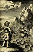 An illustration from L'ame amante de son Dieu, representée dans les emblémes de Hermannus Hugo sur ses pieux desirs: & dans ceux d'Othon Vaenius sur l'amour divin (1717)