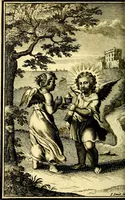 An illustration from L'ame amante de son Dieu, representée dans les emblémes de Hermannus Hugo sur ses pieux desirs: & dans ceux d'Othon Vaenius sur l'amour divin (1717)