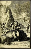 An illustration from L'ame amante de son Dieu, representée dans les emblémes de Hermannus Hugo sur ses pieux desirs: & dans ceux d'Othon Vaenius sur l'amour divin (1717)