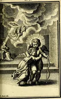 An illustration from L'ame amante de son Dieu, representée dans les emblémes de Hermannus Hugo sur ses pieux desirs: & dans ceux d'Othon Vaenius sur l'amour divin (1717)