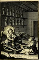 An illustration from L'ame amante de son Dieu, representée dans les emblémes de Hermannus Hugo sur ses pieux desirs: & dans ceux d'Othon Vaenius sur l'amour divin (1717)