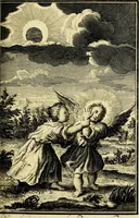 An illustration from L'ame amante de son Dieu, representée dans les emblémes de Hermannus Hugo sur ses pieux desirs: & dans ceux d'Othon Vaenius sur l'amour divin (1717)