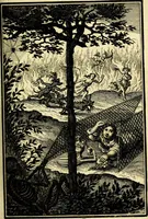 An illustration from L'ame amante de son Dieu, representée dans les emblémes de Hermannus Hugo sur ses pieux desirs: & dans ceux d'Othon Vaenius sur l'amour divin (1717)