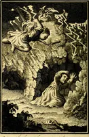 An illustration from L'ame amante de son Dieu, representée dans les emblémes de Hermannus Hugo sur ses pieux desirs: & dans ceux d'Othon Vaenius sur l'amour divin (1717)