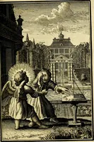 An illustration from L'ame amante de son Dieu, representée dans les emblémes de Hermannus Hugo sur ses pieux desirs: & dans ceux d'Othon Vaenius sur l'amour divin (1717)