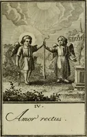 An illustration from L'ame amante de son Dieu, représentée dans les emblemes de Hermannus Hugo, et dans ceux d'Othon Vaenius sur l'amour divin. Avec des figures nouvelles accompagnées de vers qui en font l'application aux dispositions les plus essentielles de la vie intérieure (1790)