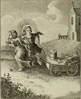 An illustration from L'ame amante de son Dieu, représentée dans les emblemes de Hermannus Hugo, et dans ceux d'Othon Vaenius sur l'amour divin. Avec des figures nouvelles accompagnées de vers qui en font l'application aux dispositions les plus essentielles de la vie intérieure (1790)