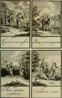 An illustration from L'ame amante de son Dieu, représentée dans les emblemes de Hermannus Hugo, et dans ceux d'Othon Vaenius sur l'amour divin. Avec des figures nouvelles accompagnées de vers qui en font l'application aux dispositions les plus essentielles de la vie intérieure (1790)