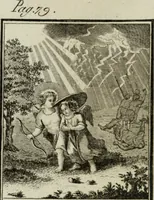 An illustration from L'ame amante de son Dieu, représentée dans les emblemes de Hermannus Hugo, et dans ceux d'Othon Vaenius sur l'amour divin. Avec des figures nouvelles accompagnées de vers qui en font l'application aux dispositions les plus essentielles de la vie intérieure (1790)