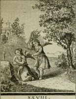 An illustration from L'ame amante de son Dieu, représentée dans les emblemes de Hermannus Hugo, et dans ceux d'Othon Vaenius sur l'amour divin. Avec des figures nouvelles accompagnées de vers qui en font l'application aux dispositions les plus essentielles de la vie intérieure (1790)