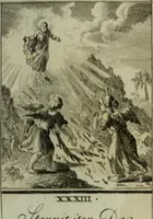 An illustration from L'ame amante de son Dieu, représentée dans les emblemes de Hermannus Hugo, et dans ceux d'Othon Vaenius sur l'amour divin. Avec des figures nouvelles accompagnées de vers qui en font l'application aux dispositions les plus essentielles de la vie intérieure (1790)