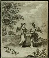An illustration from L'ame amante de son Dieu, représentée dans les emblemes de Hermannus Hugo, et dans ceux d'Othon Vaenius sur l'amour divin. Avec des figures nouvelles accompagnées de vers qui en font l'application aux dispositions les plus essentielles de la vie intérieure (1790)