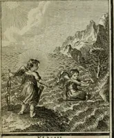 An illustration from L'ame amante de son Dieu, représentée dans les emblemes de Hermannus Hugo, et dans ceux d'Othon Vaenius sur l'amour divin. Avec des figures nouvelles accompagnées de vers qui en font l'application aux dispositions les plus essentielles de la vie intérieure (1790)