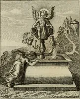 An illustration from L'ame amante de son Dieu, représentée dans les emblemes de Hermannus Hugo, et dans ceux d'Othon Vaenius sur l'amour divin. Avec des figures nouvelles accompagnées de vers qui en font l'application aux dispositions les plus essentielles de la vie intérieure (1790)