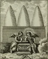 An illustration from L'ame amante de son Dieu, représentée dans les emblemes de Hermannus Hugo, et dans ceux d'Othon Vaenius sur l'amour divin. Avec des figures nouvelles accompagnées de vers qui en font l'application aux dispositions les plus essentielles de la vie intérieure (1790)