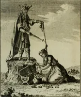An illustration from L'ame amante de son Dieu, représentée dans les emblemes de Hermannus Hugo, et dans ceux d'Othon Vaenius sur l'amour divin. Avec des figures nouvelles accompagnées de vers qui en font l'application aux dispositions les plus essentielles de la vie intérieure (1790)
