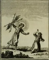 An illustration from L'ame amante de son Dieu, représentée dans les emblemes de Hermannus Hugo, et dans ceux d'Othon Vaenius sur l'amour divin. Avec des figures nouvelles accompagnées de vers qui en font l'application aux dispositions les plus essentielles de la vie intérieure (1790)