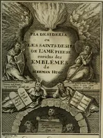 An illustration from L'ame amante de son Dieu, représentée dans les emblemes de Hermannus Hugo, et dans ceux d'Othon Vaenius sur l'amour divin. Avec des figures nouvelles accompagnées de vers qui en font l'application aux dispositions les plus essentielles de la vie intérieure (1790)