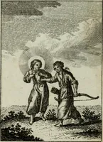 An illustration from L'ame amante de son Dieu, représentée dans les emblemes de Hermannus Hugo, et dans ceux d'Othon Vaenius sur l'amour divin. Avec des figures nouvelles accompagnées de vers qui en font l'application aux dispositions les plus essentielles de la vie intérieure (1790)