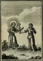 An illustration from L'ame amante de son Dieu, représentée dans les emblemes de Hermannus Hugo, et dans ceux d'Othon Vaenius sur l'amour divin. Avec des figures nouvelles accompagnées de vers qui en font l'application aux dispositions les plus essentielles de la vie intérieure (1790)