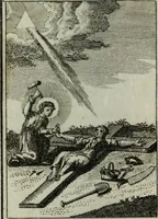 An illustration from L'ame amante de son Dieu, représentée dans les emblemes de Hermannus Hugo, et dans ceux d'Othon Vaenius sur l'amour divin. Avec des figures nouvelles accompagnées de vers qui en font l'application aux dispositions les plus essentielles de la vie intérieure (1790)