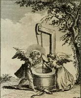 An illustration from L'ame amante de son Dieu, représentée dans les emblemes de Hermannus Hugo, et dans ceux d'Othon Vaenius sur l'amour divin. Avec des figures nouvelles accompagnées de vers qui en font l'application aux dispositions les plus essentielles de la vie intérieure (1790)