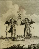 An illustration from L'ame amante de son Dieu, représentée dans les emblemes de Hermannus Hugo, et dans ceux d'Othon Vaenius sur l'amour divin. Avec des figures nouvelles accompagnées de vers qui en font l'application aux dispositions les plus essentielles de la vie intérieure (1790)