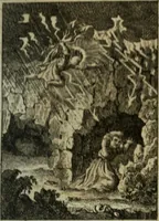 An illustration from L'ame amante de son Dieu, représentée dans les emblemes de Hermannus Hugo, et dans ceux d'Othon Vaenius sur l'amour divin. Avec des figures nouvelles accompagnées de vers qui en font l'application aux dispositions les plus essentielles de la vie intérieure (1790)