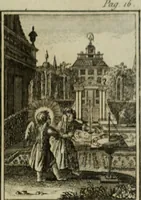 An illustration from L'ame amante de son Dieu, représentée dans les emblemes de Hermannus Hugo, et dans ceux d'Othon Vaenius sur l'amour divin. Avec des figures nouvelles accompagnées de vers qui en font l'application aux dispositions les plus essentielles de la vie intérieure (1790)