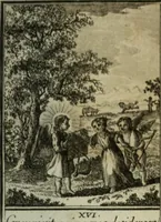 An illustration from L'ame amante de son Dieu, représentée dans les emblemes de Hermannus Hugo, et dans ceux d'Othon Vaenius sur l'amour divin. Avec des figures nouvelles accompagnées de vers qui en font l'application aux dispositions les plus essentielles de la vie intérieure (1790)
