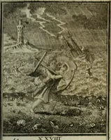 An illustration from L'ame amante de son Dieu, représentée dans les emblemes de Hermannus Hugo, et dans ceux d'Othon Vaenius sur l'amour divin. Avec des figures nouvelles accompagnées de vers qui en font l'application aux dispositions les plus essentielles de la vie intérieure (1790)