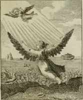 An illustration from L'ame amante de son Dieu, représentée dans les emblemes de Hermannus Hugo, et dans ceux d'Othon Vaenius sur l'amour divin. Avec des figures nouvelles accompagnées de vers qui en font l'application aux dispositions les plus essentielles de la vie intérieure (1790)