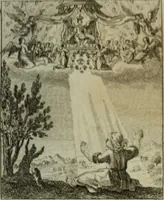 An illustration from L'ame amante de son Dieu, représentée dans les emblemes de Hermannus Hugo, et dans ceux d'Othon Vaenius sur l'amour divin. Avec des figures nouvelles accompagnées de vers qui en font l'application aux dispositions les plus essentielles de la vie intérieure (1790)