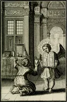 Picture 25 of 110 from L'ame amante de son Dieu, representée dans les emblémes de Hermannus Hugo sur ses pieux desirs: & dans ceux d'Othon Vaenius sur l'amour divin (1717), leaf 258